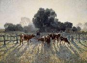 Elioth Gruner Spring Frost oil painting artist